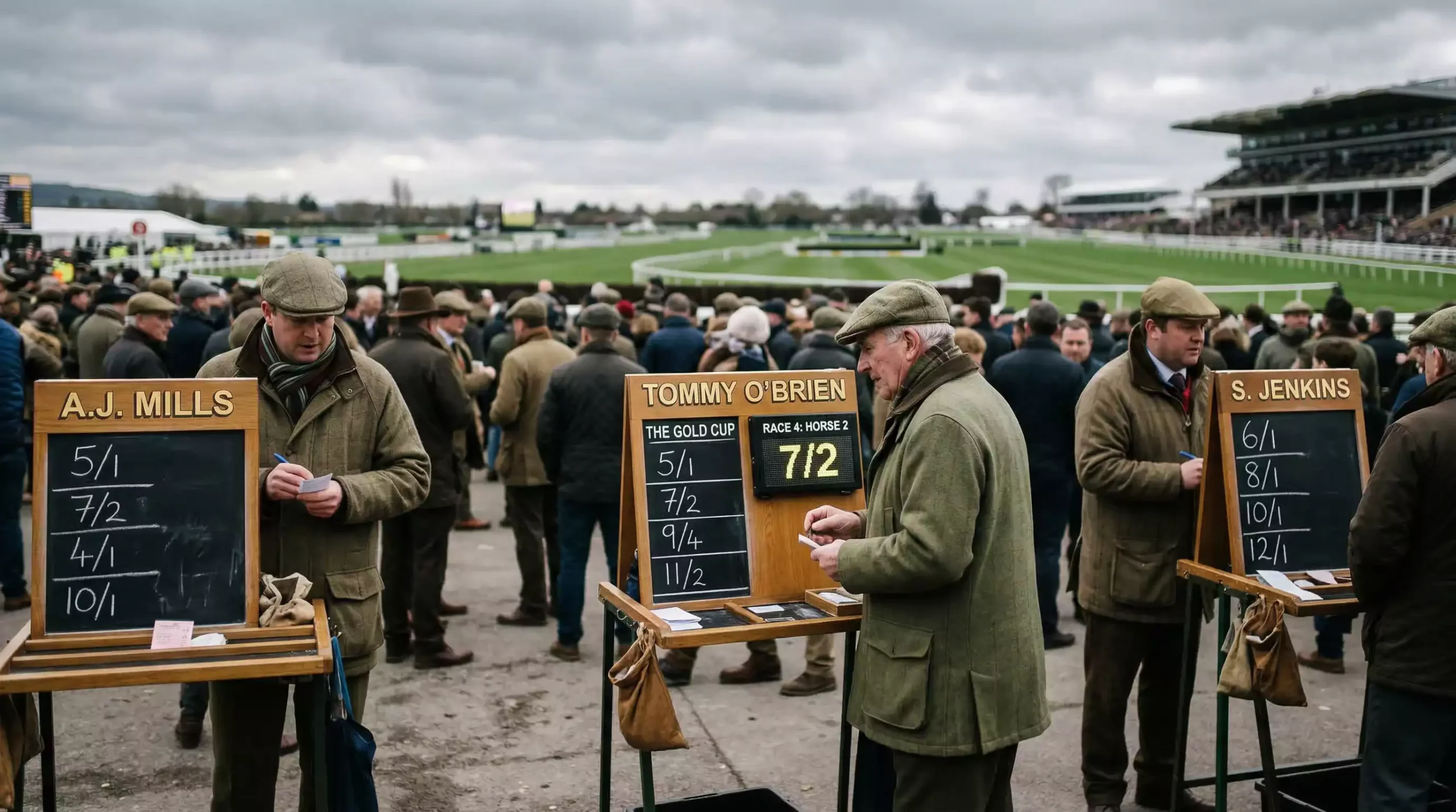Decimal odds displayed on a betting exchange screen for horse racing