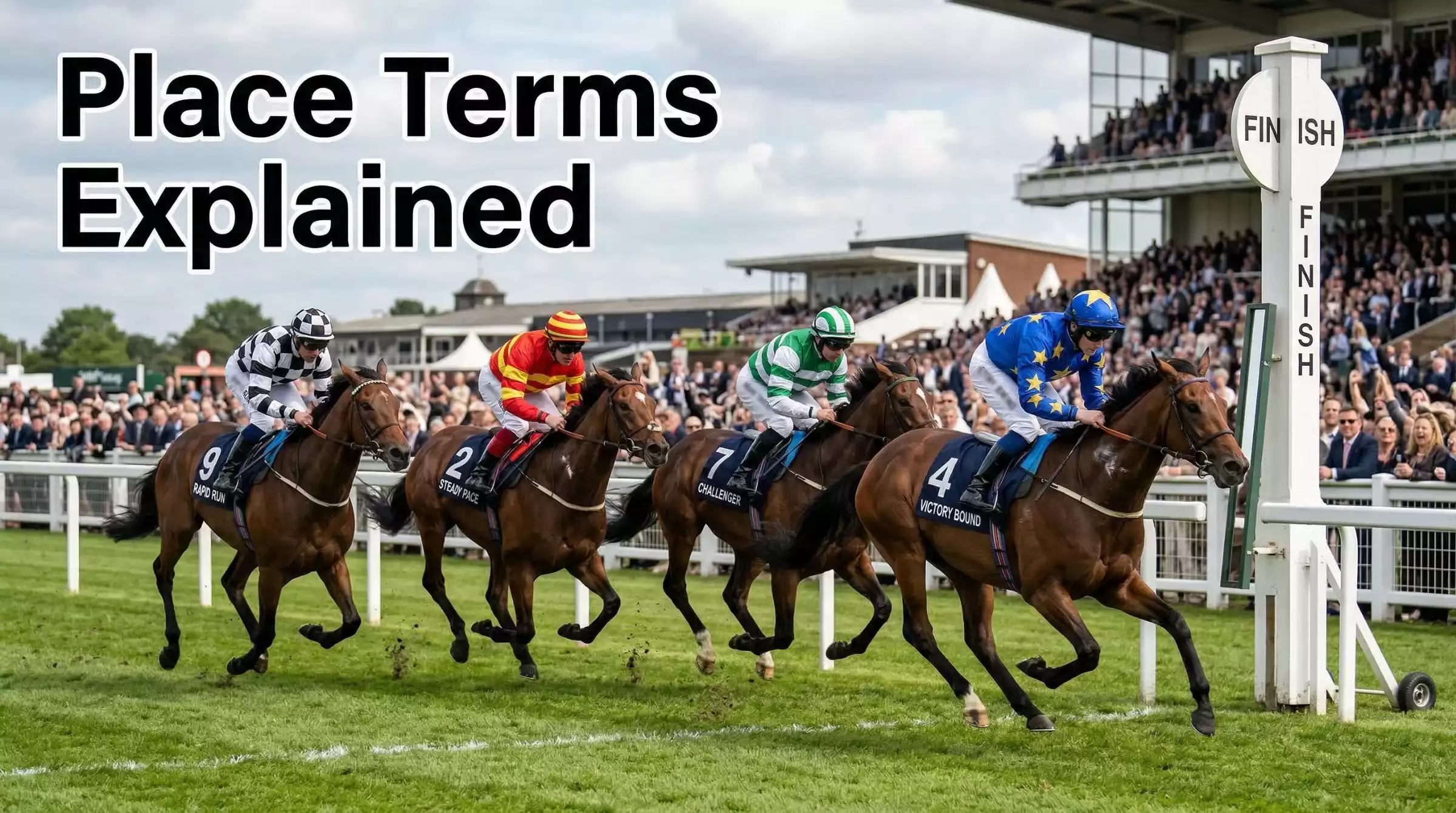 Place terms showing finish positions in UK horse racing